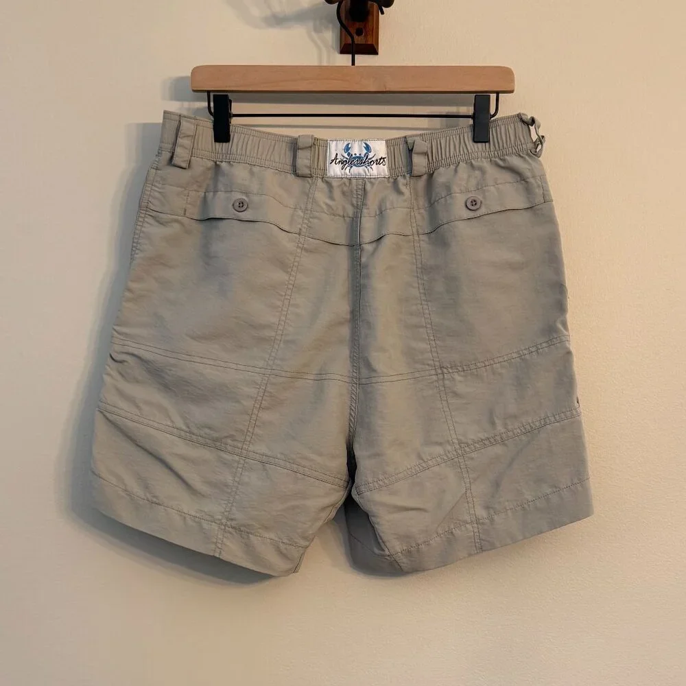 Men's Coast Angler Shorts Khaki - Picture 2 of 5